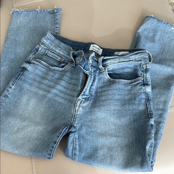 Kensie Light Blue Ankle Jeans - Picture 2 of 4